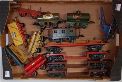 Lot 313 - Small tray of spare parts as removed from a...