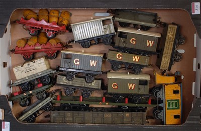 Lot 314 - Three large trays of plastic items including...