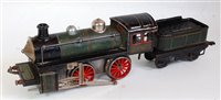 Lot 47 - Karl Bub 0-4-0 Clockwork Locomotive and Tender,...