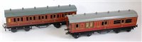 Lot 349 - 2x Bing for Bassett-Lowke '1924 series' LMS...