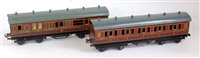 Lot 350 - 2x Bing for Bassett-Lowke '1924 series' LMS...
