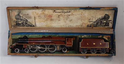 Lot 354 - Exley for Bassett-Lowke maroon LMS K5 corridor...