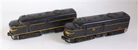 Lot 373 - Lionel dark blue Erie (Alcon) diesel loco and...