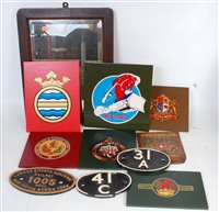 Lot 55 - Collection of reproduction wooden railways...