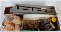Lot 56 - Box containing a quantity of castings,...
