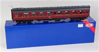 Lot 408 - Heljan finescale BR maroon Mk1 Corridor 2nd...