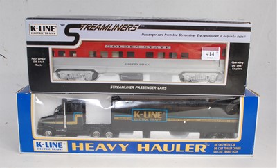 Lot 414 - Heljan finescale black Regent tank wagon box...