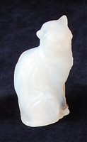 Lot 79 - A Sabino style 1930s French moulded opalescent...