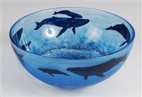 Lot 92 - Malcolm Sutcliffe - a contemporary blue studio...