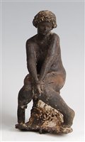 Lot 229 - Modern British school - a bronze figure of a...