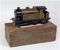 Lot 457 - Bowman 0-4-0 live steam tank loco, green LNER...