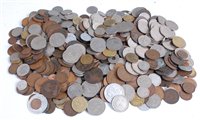 Lot 2074 - Mixed lot of British and world copper and...