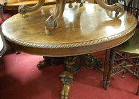 Lot 1348 - A 19th century Continental carved oak...