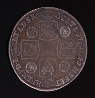Lot 2009 - Great Britain, 1741 rose shilling, George II...