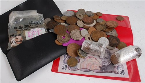 Lot 2076 - Mixed lot of 19th and 20th century world coins,...