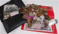 Lot 2076 - Mixed lot of 19th and 20th century world coins,...