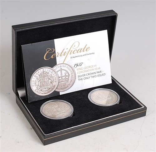 Lot 2061 - Great Britain, cased 1937 George VI coronation...