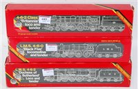 Lot 685 - 3 Hornby engines and tenders in fair boxes, BR...