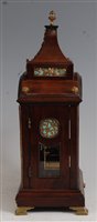 Lot 1545 - A 19th century Chinese rosewood and gilt brass...