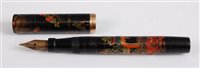 Lot 1268 - A Namiki pre-Dunhill fountain pen, finely...