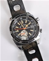 Lot 2646 - A gentleman's Sicura Chrono divers manual...