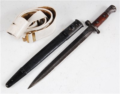 Lot 4 - A British 1903 pattern bayonet