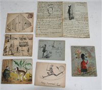Lot 1023 - Ephemera. A small collection of humorously...