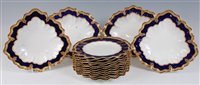 Lot 1068 - *A Royal Crown Derby part dessert service,...