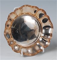 Lot 134 - A 1960s silver sweetmeat dish, of lobed...