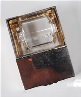 Lot 109 - An early 20th century silver stamp box, with...