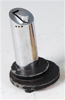 Lot 212 - An Art Deco chrome refillable table lighter,...
