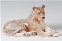 Lot 50 - *Royal Copenhagen - a large glazed porcelain...