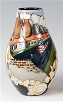 Lot 1 - A limited edition Moorcroft pottery vase in...