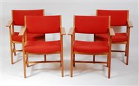 Lot 407 - Hans Wegner (1914-2007) - a set of four Getama...