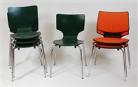 Lot 439 - A set of four 1970s Danish Duba Mobil Industri...