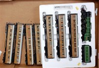 Lot 741 - Tray containing Hornby LNER green 'Flying...