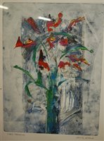Lot 1087 - Lewis Evans - A big Thank You, print; and two...