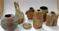 Lot 16 - A mid 20th century studio pottery figure of a...