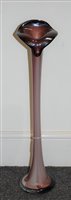 Lot 20 - A large lustre glass jack-in-the-pulpit vase,...
