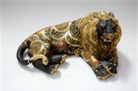 Lot 31 - A large Japanese CHINA NOT RESIN model of a...