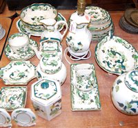 Lot 141 - A quantity of Masons ironstone Chartreuse...
