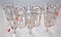 Lot 39 - A set of three early 20th century glass...