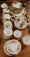 Lot 145 - Royal Albert Old Country Roses part tea set...