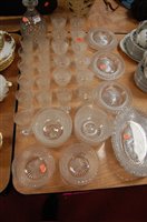 Lot 146 - A collection of circa 1900 hobnail cut...