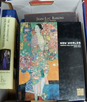 Lot 175 - Two boxes of assorted coffee table volumes,...