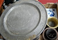 Lot 60 - A box of miscellaneous 18th century and later...