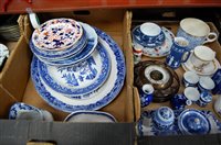 Lot 66 - Two boxes of miscellaneous items, to include...