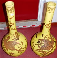 Lot 74 - A pair of large 19th century Chinese...