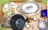 Lot 76 - A box of miscellaneous items, to include...