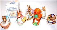 Lot 198 - Six various Beswick Beatrix Potter figures, to...